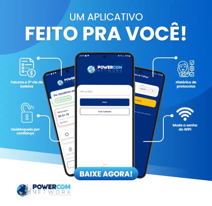 App Central do Assinante Powercom Network